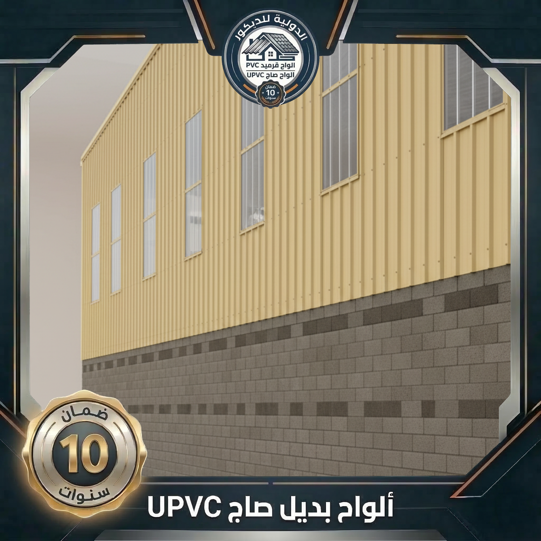 الواح بديل صاج UPVC